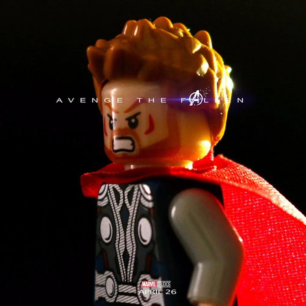 Супергерой lEGOED Мстители 4 Бесконечная война Железный человек танос Тор муравей