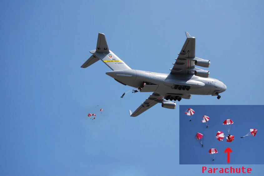 Rc самолет C17 Airbus Военная Униформа плоскости aieliner 2.4 г 7 CH Дистанционное управление