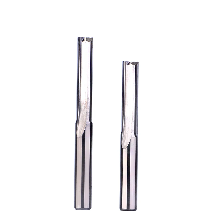 2pcs 5/6/8/10mm SHK Two Flutes Straight Slot Carving Tool Double CNC Router Bit Engraving Cutters Wood MDF tools | Инструменты