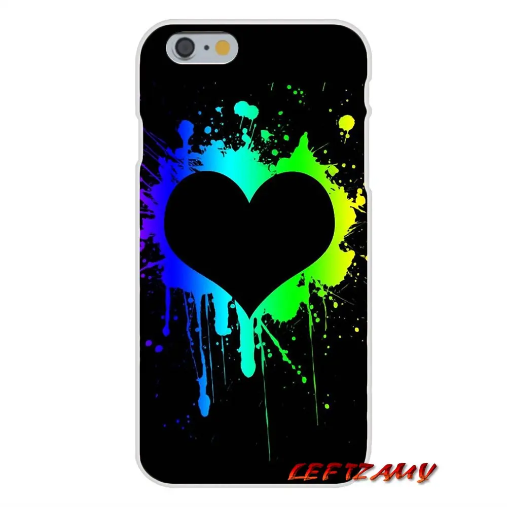 В форме сердца любовь полоса простой дизайн тонкий телефон чехол для samsung Galaxy S3 S4