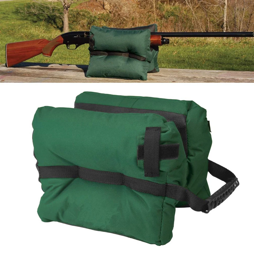 

2PC Shooting Bag Gun Front Rear Bag Green Target Stand Rifle Support Target Rifle Stand Accessories