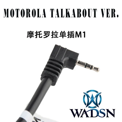 M1 WADSN страйкбол SELEX TACMIC CT5 PTT охотничьи наушники тактические наушники Midland KENWOOD IPSC ptt Z133 Softail гарнитура аксессуары - Цвет: M1