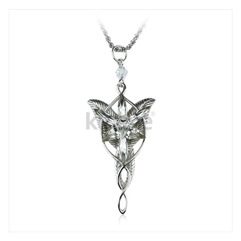 Кольцо Lord LOTR ювелирное изделие Красивая подвеска с кристаллами Arwen Evenstar Женское
