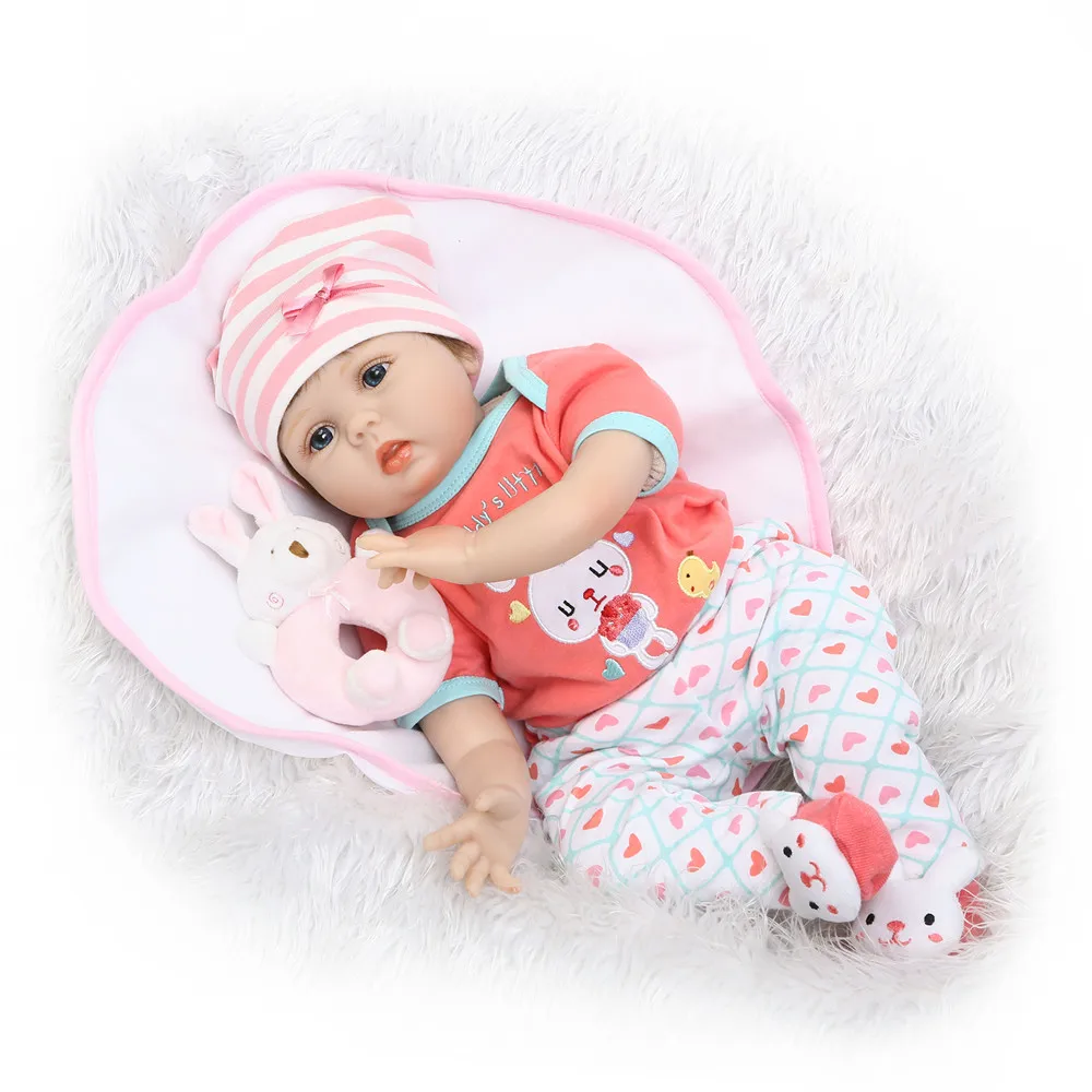 Силиконовые куклы reborn 22 &quot55 см npk для новорожденных девочек детей bebe подарок с