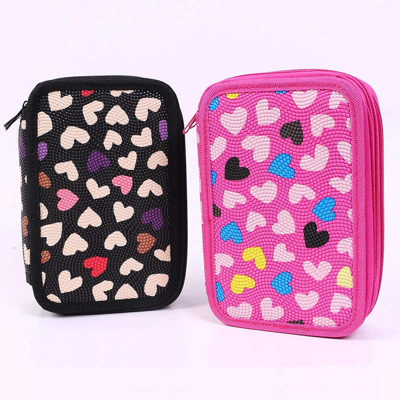 Футляр для ручек с рисунком в виде сердца 2 3 слоя|trousse scolaire stylo|kawaii pencil casepencil case |