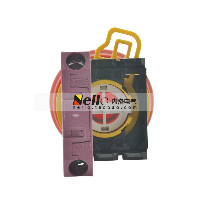 Истинная аварийная кнопка-стоп IZUMI фирмы IDEC, переключатель 22 мм YW1B-V4E01R 1 NC - 10 шт/уп.