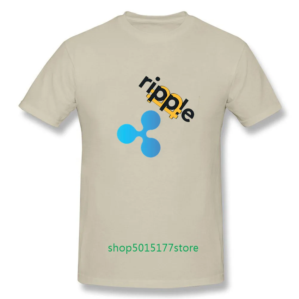 Мужская футболка с криптовалютой Ripple Шахтер из 100% хлопка высшего качества летняя