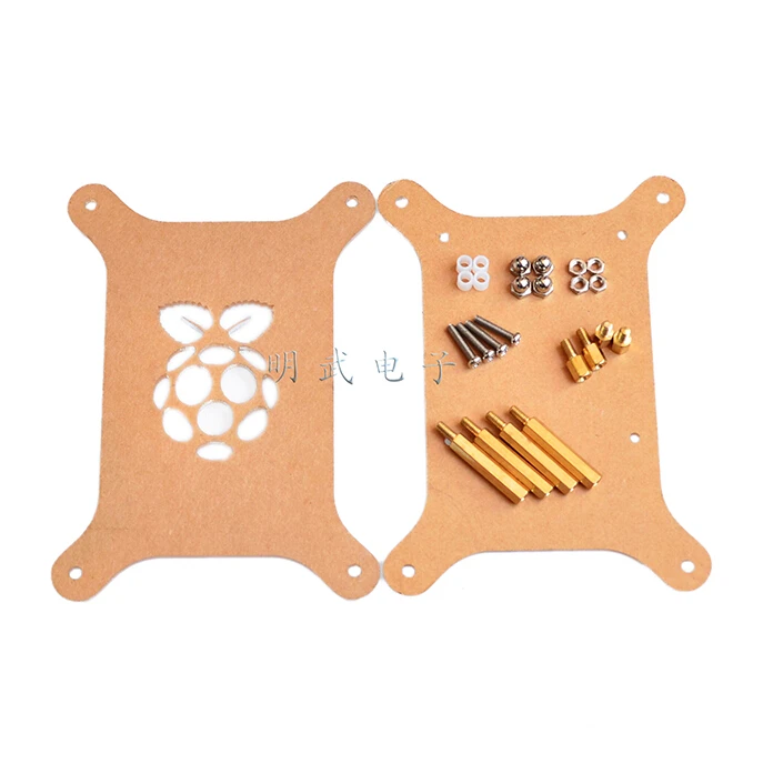 2-слойный прозрачный акриловый корпус с логотипом для Raspberry Pi 2 Модель B &amp 3 plus DIY |