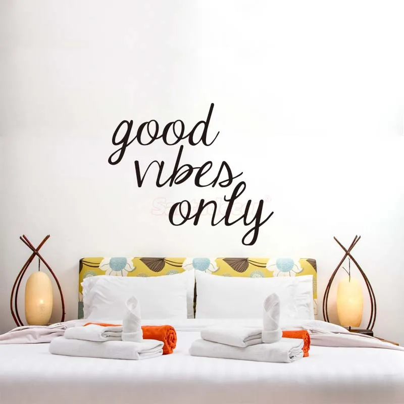 Виниловые Настенные стикеры Good Vibes Только для домашнего декора украшения дома