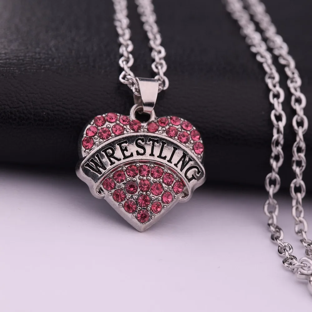 Подвеска в виде сердца Teamer модное ожерелье с сердцем Fighting Love для подарка на день