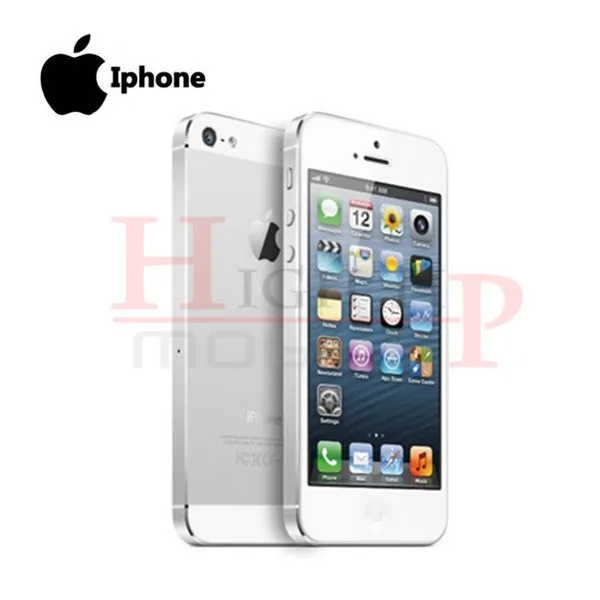 Заводской Iphone 5 герметичная коробка разблокированный мобильный телефон Apple 16GB 32GB rom 16GB 32GB 64GB IOS 4,0 дюймов 8MP wifi gps б/у