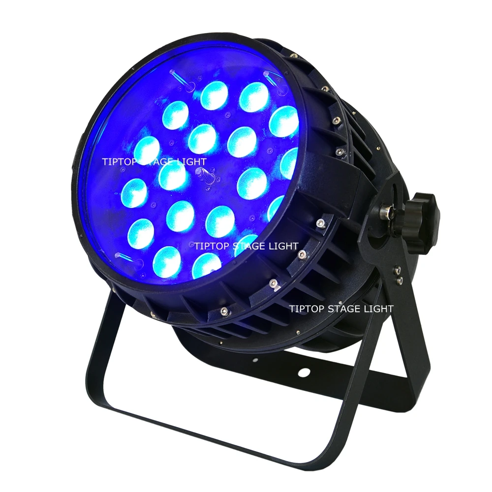 TIPTOP TP-P90 18x12 Вт Водонепроницаемый светодиодный зум Номинальный свет 5/9 DMX512 ченины IP65 с переменным фокусным расстоянием 10-60 градусов регулировка на открытом воздухе RGBW 4IN1 100 V-220 V