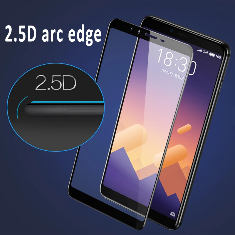 Защитное стекло для meizu m6s защитная пленка экрана maisie e3 mx6 pro закаленное 3e защита 2.5d