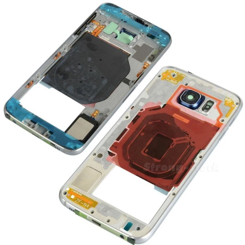 10 шт. новинка для Samsung Galaxy S6 G920F версия с одной картой рамка металлическая средняя
