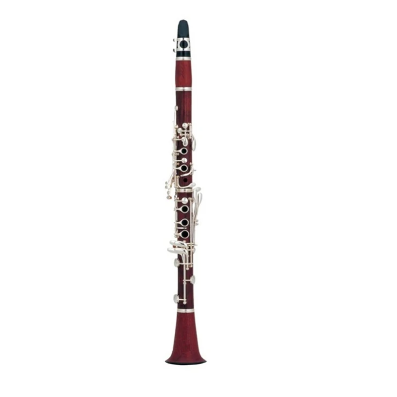 

17 keys Clarinet Rosewood Silver plated Soprano clarinet Musical instruments professional Italy pads