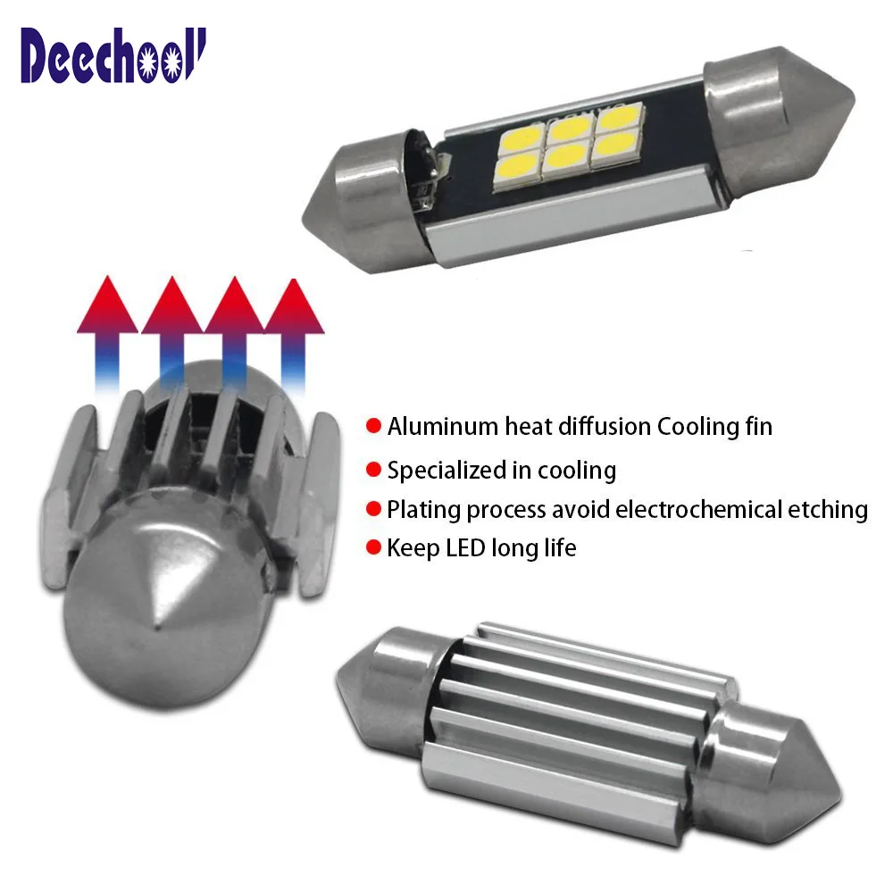 Автомобильные светодиодные лампы deechooll 3 светодиодный т. для внутреннего