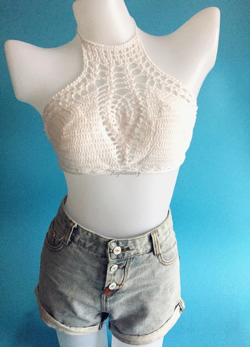 2018 Холтер женский купальник новый maillot de bain femme вязаный бикини костюм крючком