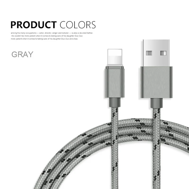 Кабель зарядного устройства USB для передачи данных для iPhone 6 S 6 S 7 8 Plus X XR XS Max 5 5S 5C SE IPad Air Pro сотовый телефон длинный 1 м провод для быстрого заряда шнур