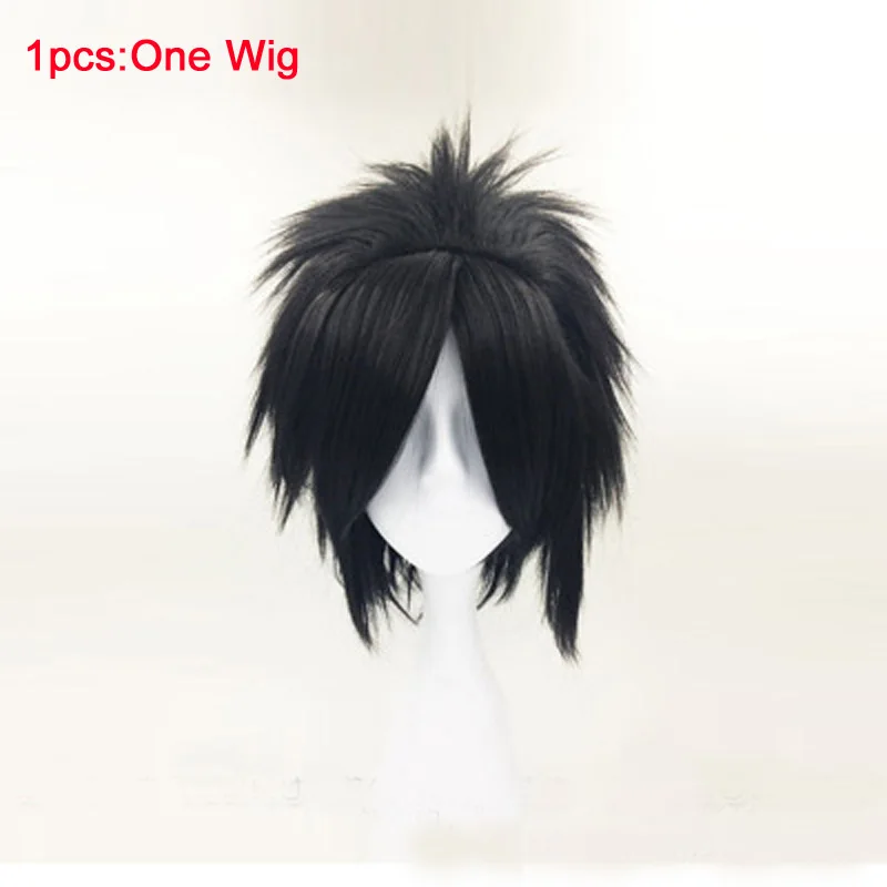 One Wig Дешевые Наруто Учиха Саске косплей костюм kostuum аниме Хэллоуин вечерние Наруто Косплей Учиха Саске четыре поколения одежда - Цвет: One Wig