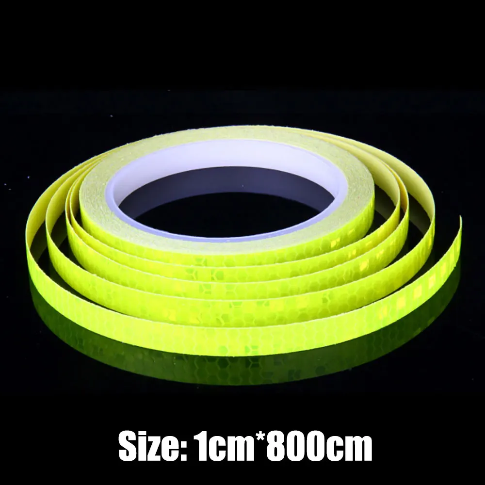 yellow 1cmx800cm Zacro наклейка на велосипед s 315 ''ПВХ Наклейка на велосипед s отражатель декоративная наклейка на колеса водонепроницаемые велосипедные аксессуары обод велосипеда - Цвет: yellow 1cmx800cm
