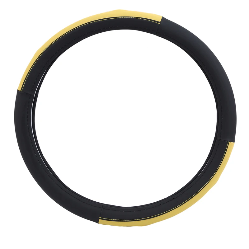 

38CM Sport Steering Wheel Cover PU Leather Steering Wheel Covers Non-slip Skin Feel Car-styling Accessories