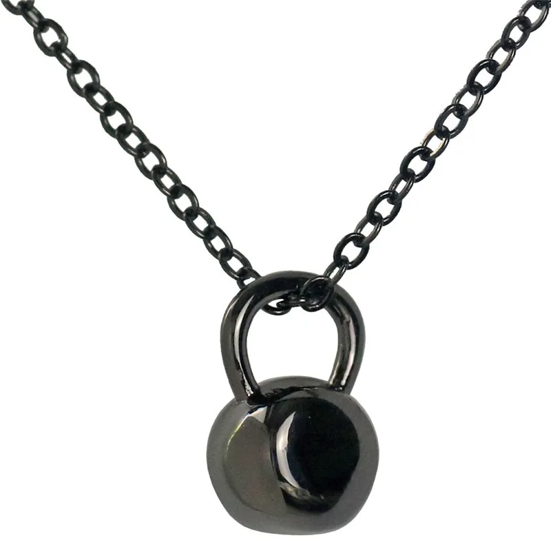 Женское колье с Гирей Strong CrossFit подвеска для бодибилдинга ожерелье фитнеса