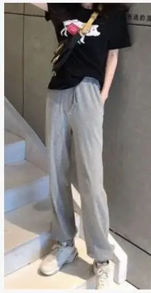 

2019 Cotton Fashion Printed Suit Sets 2 Piece Short Sleeve Shirt Top + casual loose Pants Sets For Women Runway Twinsets