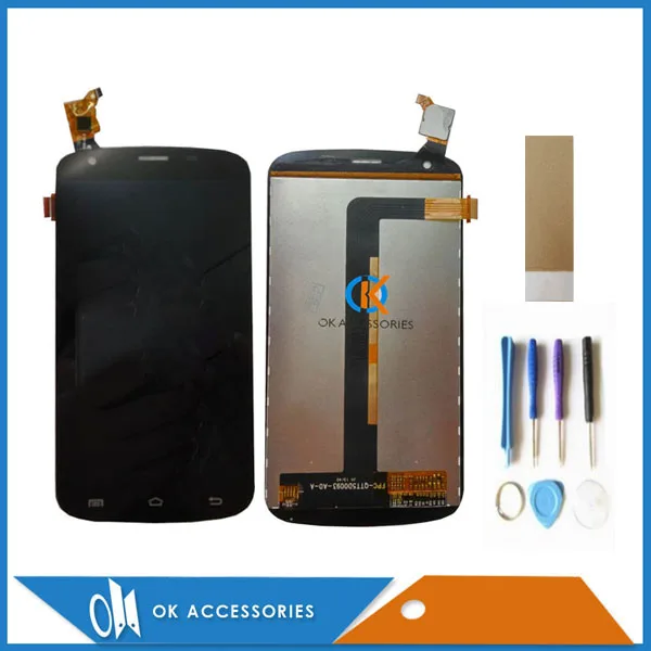 

High Quality Black White Color For Qumo Quest 506 LCD Display Touch Digitizer Sensor Replacement Part With Tools Tape