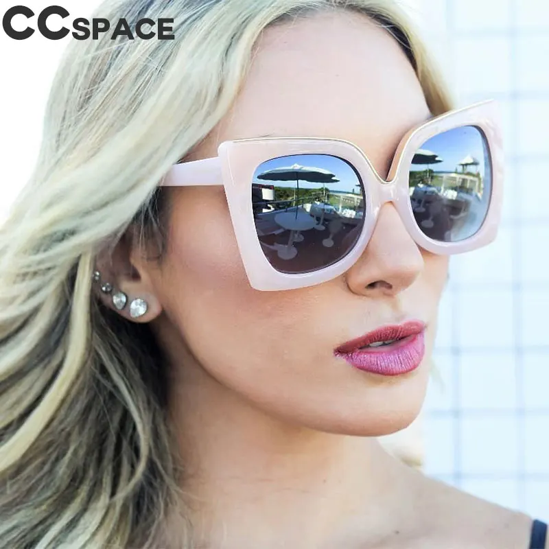 Большая оправа кошачий глаз солнцезащитные очки женские сексуальные оттенки