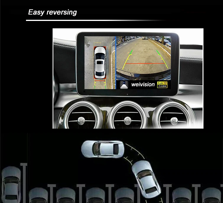 Автомобильные аксессуары 360 Bridview Автомобильная объемная панорамная система с видеорегистратором для Toyota Alphard Vellfire 19