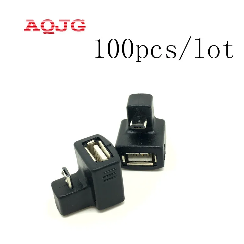 180 градусов вверх вниз правый угловой V8 Micro USB OTG к 2 0 Женский удлинитель адаптер