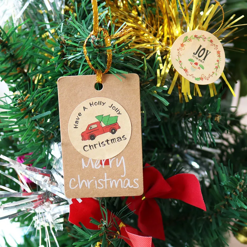 120 шт. наклейки для упаковки тортов с надписью Joy To The World|Канцелярские наклейки| |