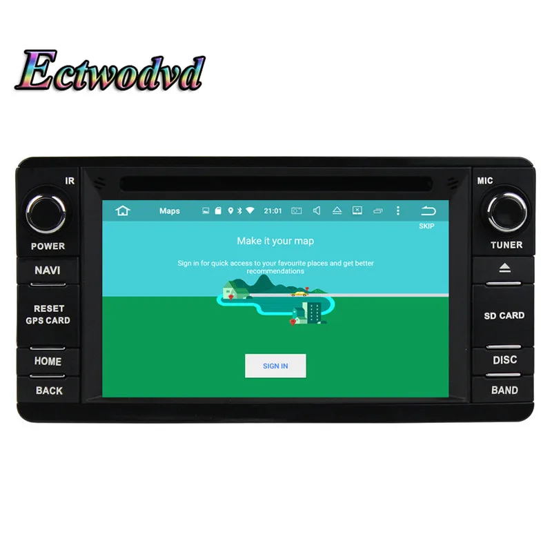 Ectwodvd Восьмиядерный 4G Android 8 0/четырехъядерный 7 1 Автомобильная dvd навигационная
