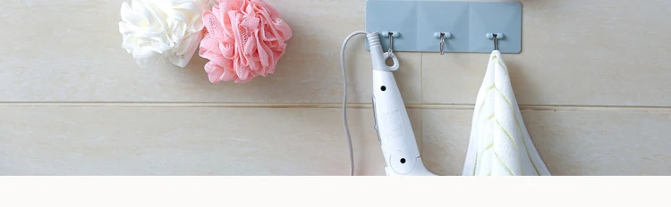 Luluhut 3 гвоздя подвесной крючок крепкий клейкий крючок бесшовный кухонный Настенный Липкий крючок для ванной одежды Крючки вешалка держатели для ключей