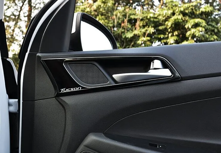 Автомобиль Из Нержавеющей Стали ВНУТРЕННЯЯ ДВЕРНАЯ РУЧКА КРЫШКИ РАМКА ГАРНИР