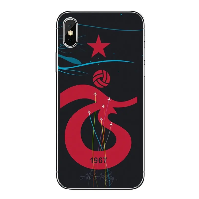 Trabzonspor для iPod Touch iPhone 4 4S 5 5S 5C SE 6 6S 7 8 X XR XS Plus MAX прозрачные мягкие