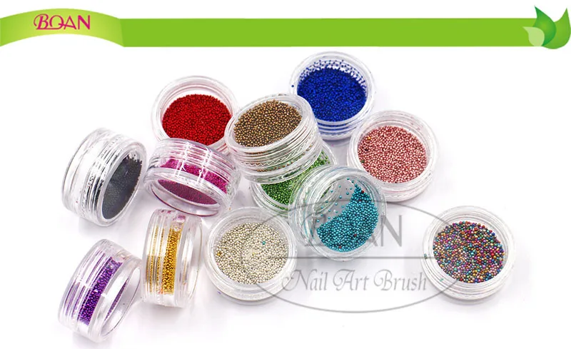 Новое поступление 12 видов цветов икры бисер для ногтей блестящий порошок дизайна