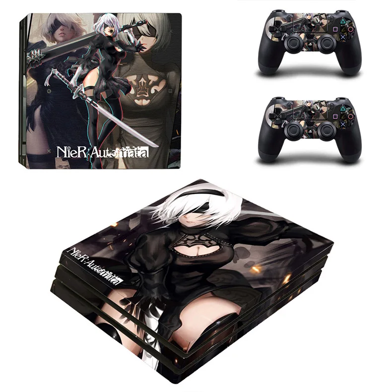 YSP4P-1139 NieR: Automata PS4 Pro кожа винило стикер PS 4 Play station 4 Pro наклейка s для консоли и контроллера PlayStation 4 Pro - Цвет: YSP4P-1139