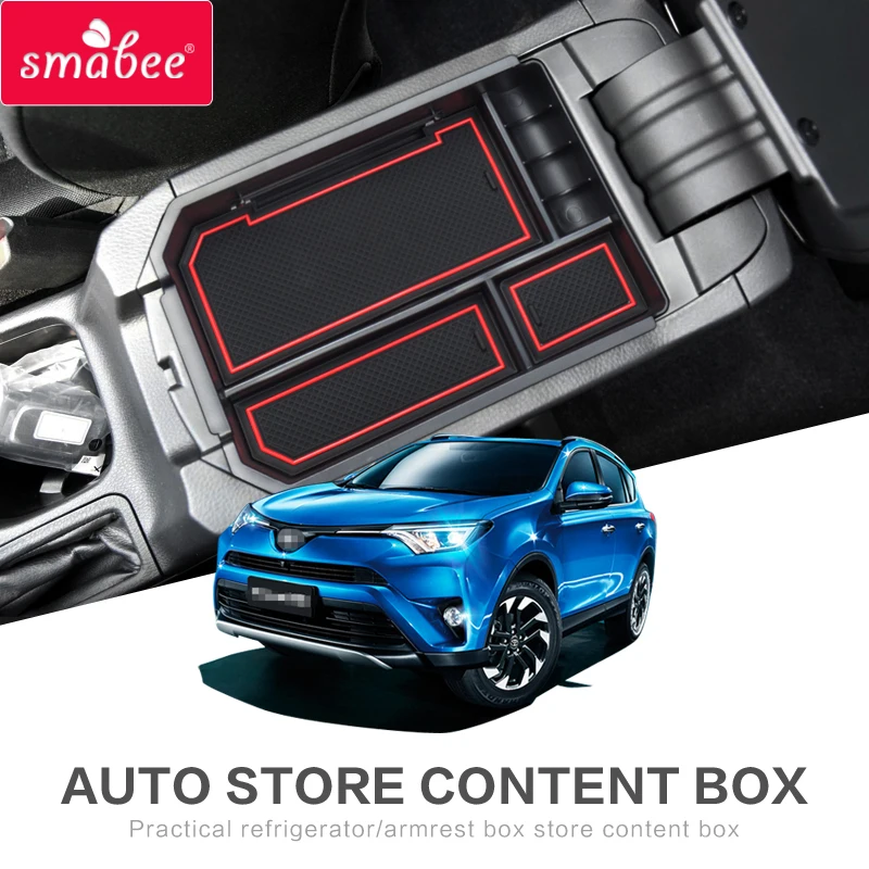 Контейнер smabee для хранения в автомобильном центральном подлокотнике TOYOTA RAV4 2014-2017