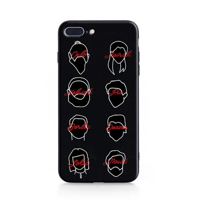 Чехол для телефона LA Casa De Papel Money Heist мягкий силиконовый чехол из ТПУ задняя iPhone 5 5S