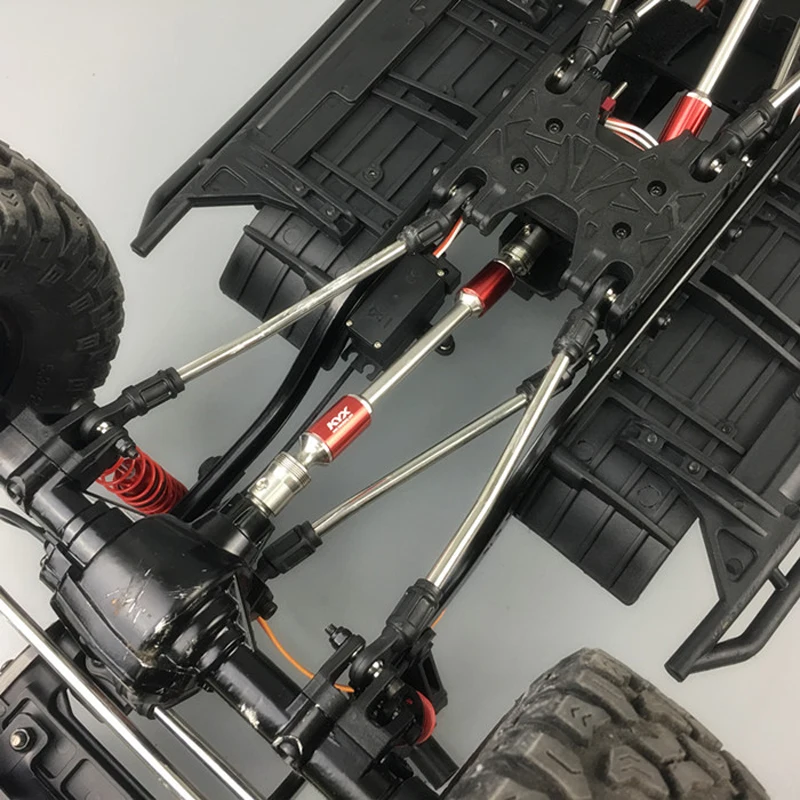 

1set 1/8 RC Crawler Cars TRACTION km2 Drive Shaft Stainless Steel Telescopic Transmission Shafts Universal Axle Adjustable