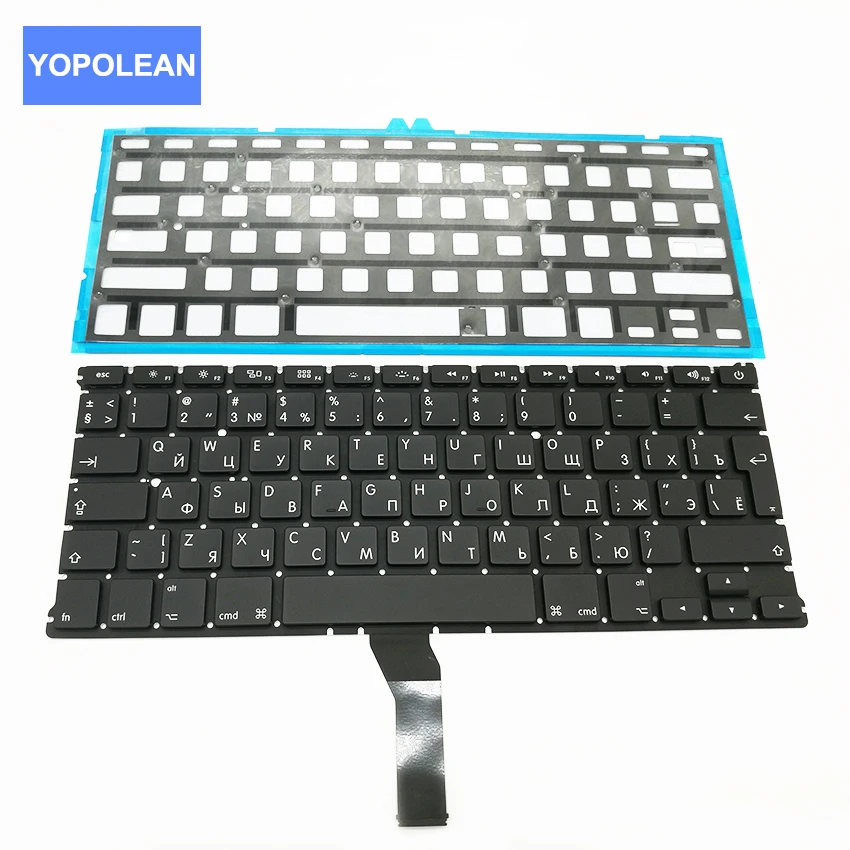 Новая русская сменная клавиатура и подсветка для Macbook Air 13 дюймов A1369 A1466 2011 2017