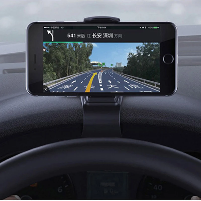 Автомобильный держатель телефона для iPhone XS X XR gps навигационный держатель приборной панели телефона для универсального мобильного телефона зажим Кронштейн