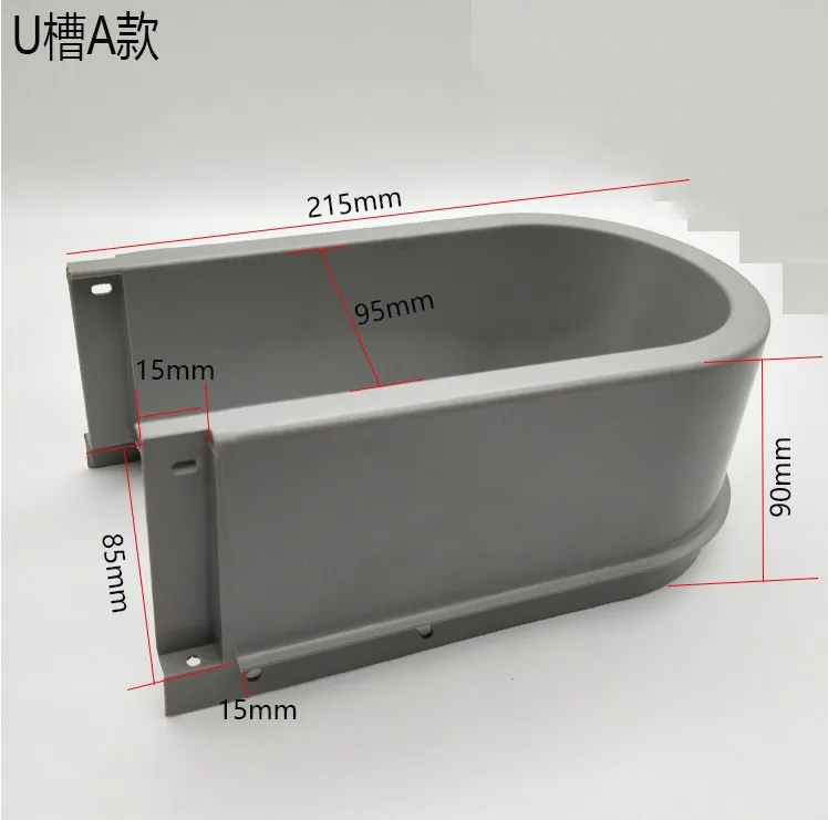abs plastic u shape for sink drawer kitchen bath furniture cabinet recessed u for sink drainage free global shipping