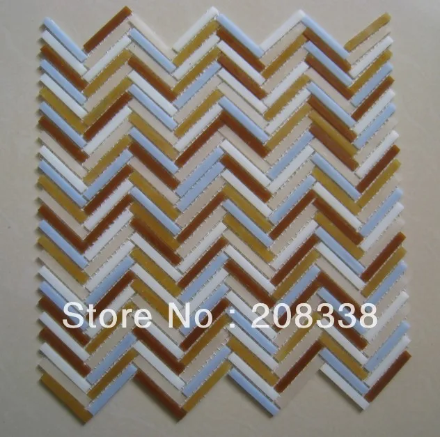 Розовое стекло мозаичная плитка Тиффани Ванная комната Кухня задний всплеск