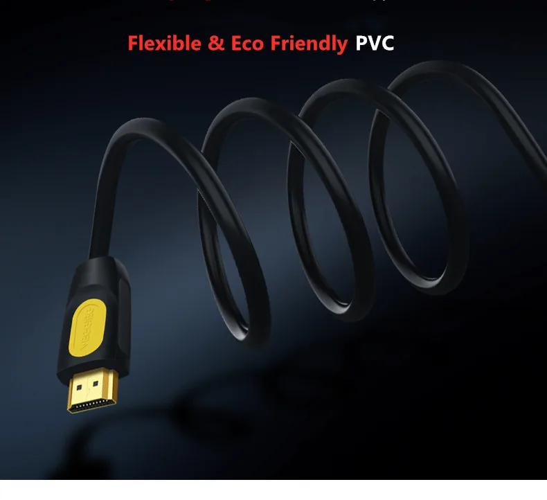 Veggieg HDMI кабель 2 0 4K 60 Гц для разветвителя удлинитель адаптер м 3 5 10 кабель|Кабели