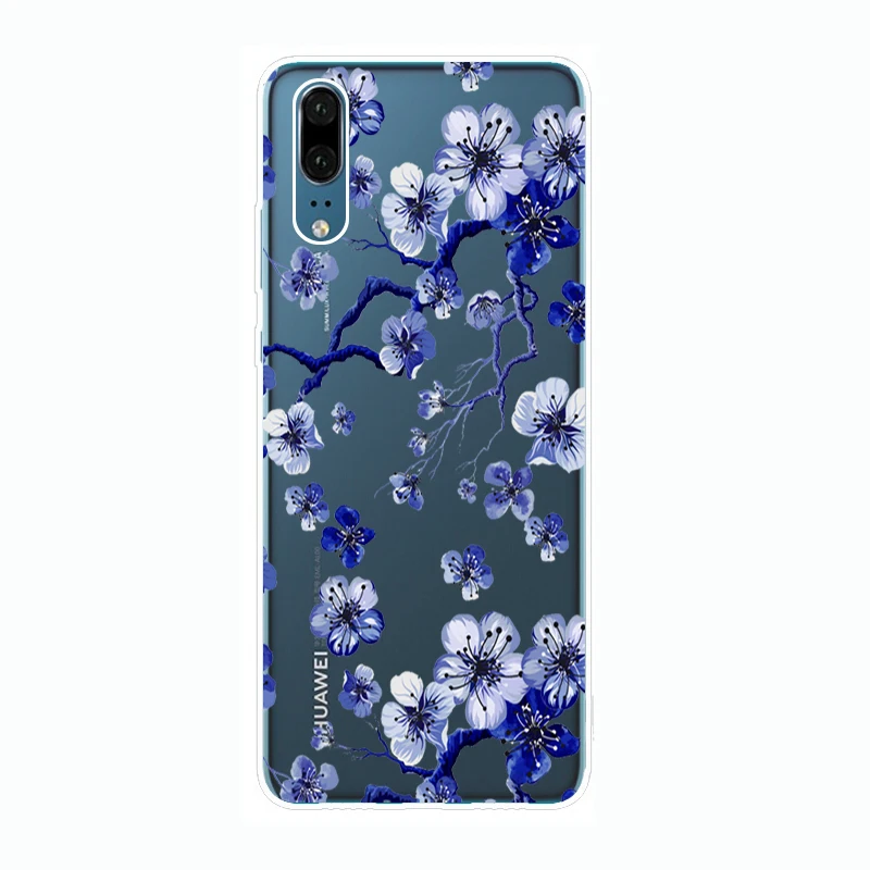 Чехол для Huawei P20 5 8 дюйма Мягкий Силиконовый ТПУ милый чехол с красочным принтом