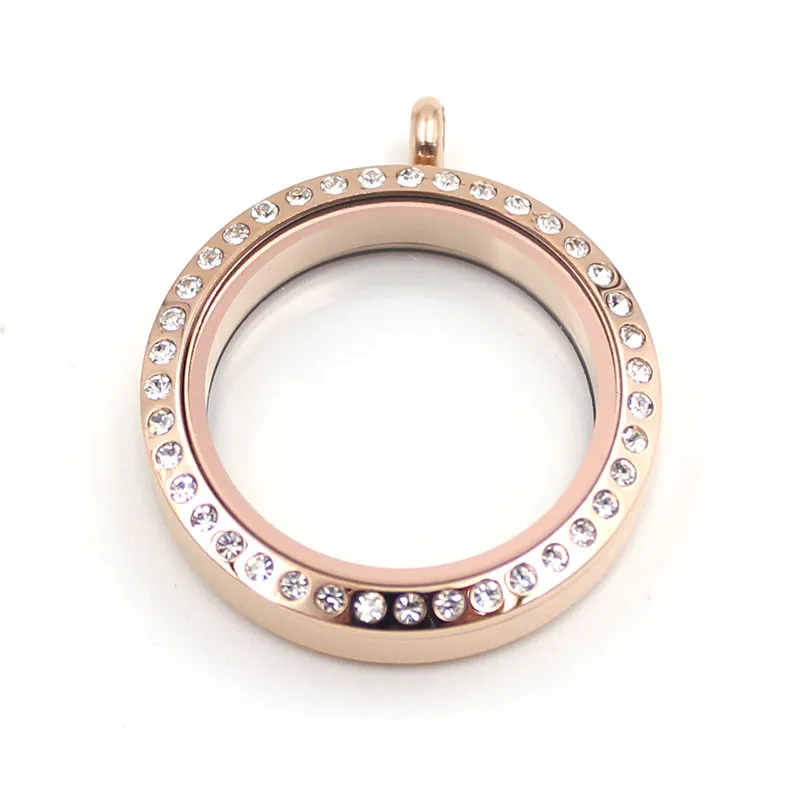 Водонепроницаемый винт из нержавеющей стали плавающий медальон кулон розовое