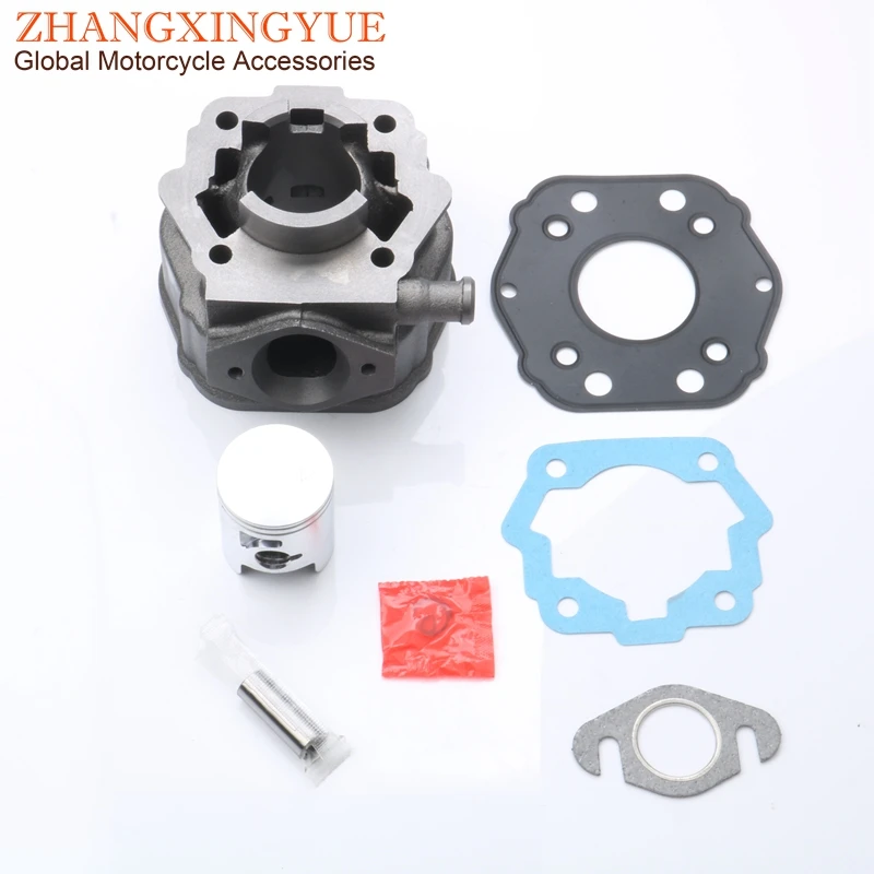 

50cc Cylinder Kit & 39.9mm Piston Kit & Cylinder Gasket for Derbi Senda R DRD 50 Enduro SM Enduro EBS050 Senda 50cc Euro2 2T