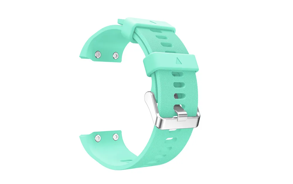 Mint green Новинка, 22 цвета, силиконовый ремешок, сменный ремешок для наручных часов, браслет для Garmin Forerunner 35, смарт-часы - Цвет: Mint green